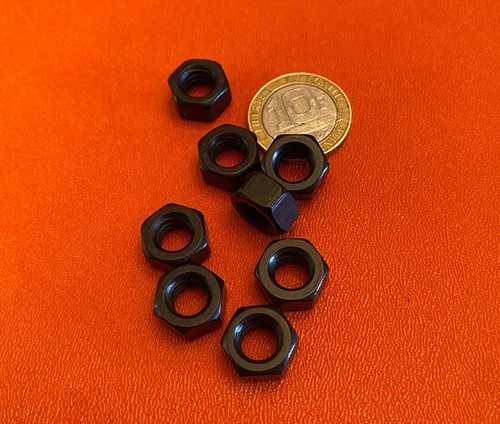 Hex Nut, Grade 2 Steel, Black Oxide, RH, 5/16"-18, 1/2" W x 17/64" H, 100 Pcs - Picture 13 of 13