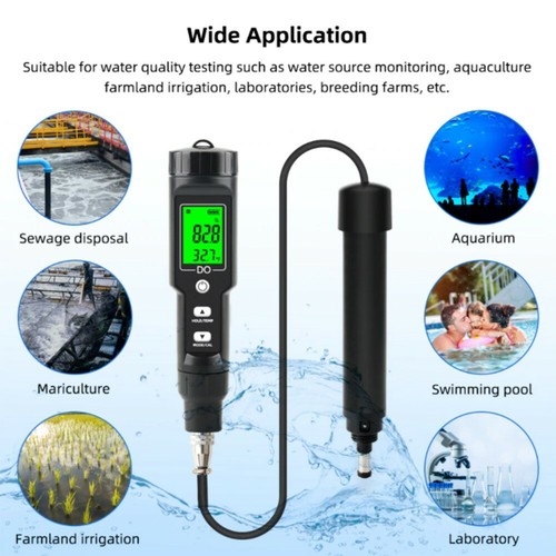 Dissolved Oxygen Analyzer Meter Probe Tester Dissolved Oxygen Detector Tool - Picture 3 of 7