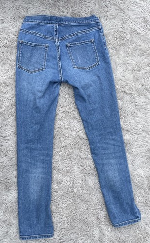 Old Navy Girl's sz XL (14-16) Skinny Distressed Blue Denim Jeggings - Picture 4 of 4