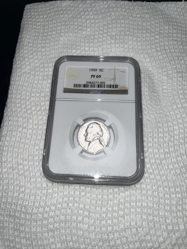 1959 Jefferson Nickel PF69 NGC Certified