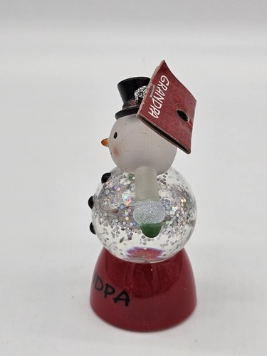 CUTE Kohl's Brand little snow globe gift for Grandpa! Multicolor Lights - Picture 3 of 7