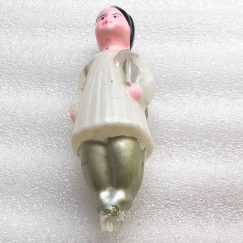 Rare Vintage Russian USSR Glass Christmas Ornament X-mas Decoration Uzbek Girl - Picture 7 of 7