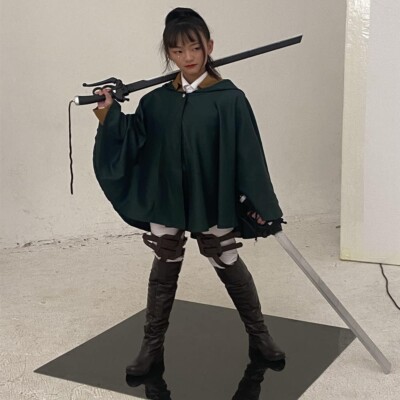 damdos Halloween Prop for Attack it on 95 cm Shingeki Cosplay Sword black