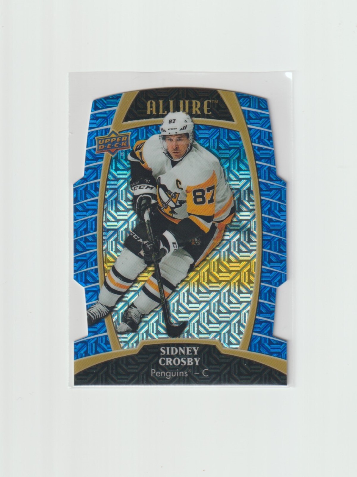 2019-20 Upper Deck Allure Blue Line Sidney Crosby 03/25