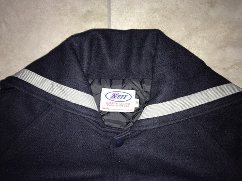 Vintage NEFF ROSETTES Cheer Cheerleader Spirit Varsity Letterman Jacket USED MED - Picture 10 of 11