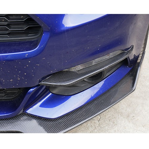 Carbon Style Front Fog lamp Light Brow Eyelids Trim Fit for Mustang 2015-2018 - Imagen 7 de 7