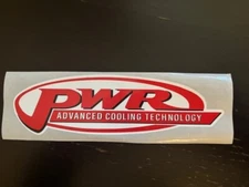 PWR ADVANCED COOLING TECH Logo 7X2 Sticker