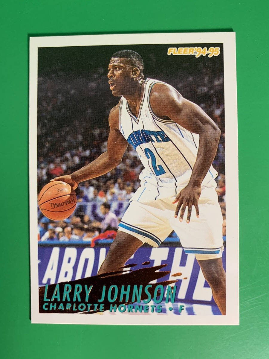 1994-95 Fleer Larry Johnson #26 Charlotte Hornets | eBay