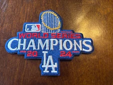 2024 MLB Los Angeles Dodgers World Series Champions Patch Iron On Or Sew 4 Inch