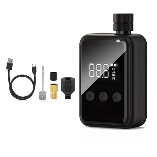 130 PSI Mini Bike Tire Pump with Gauge Bike Pump Portable Air Compressor. - Picture 17 of 20