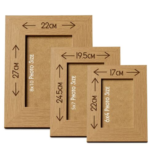 Personalised Wooden Mum Photo Frames Engraved Any Message Multiple Sizes - Picture 3 of 6