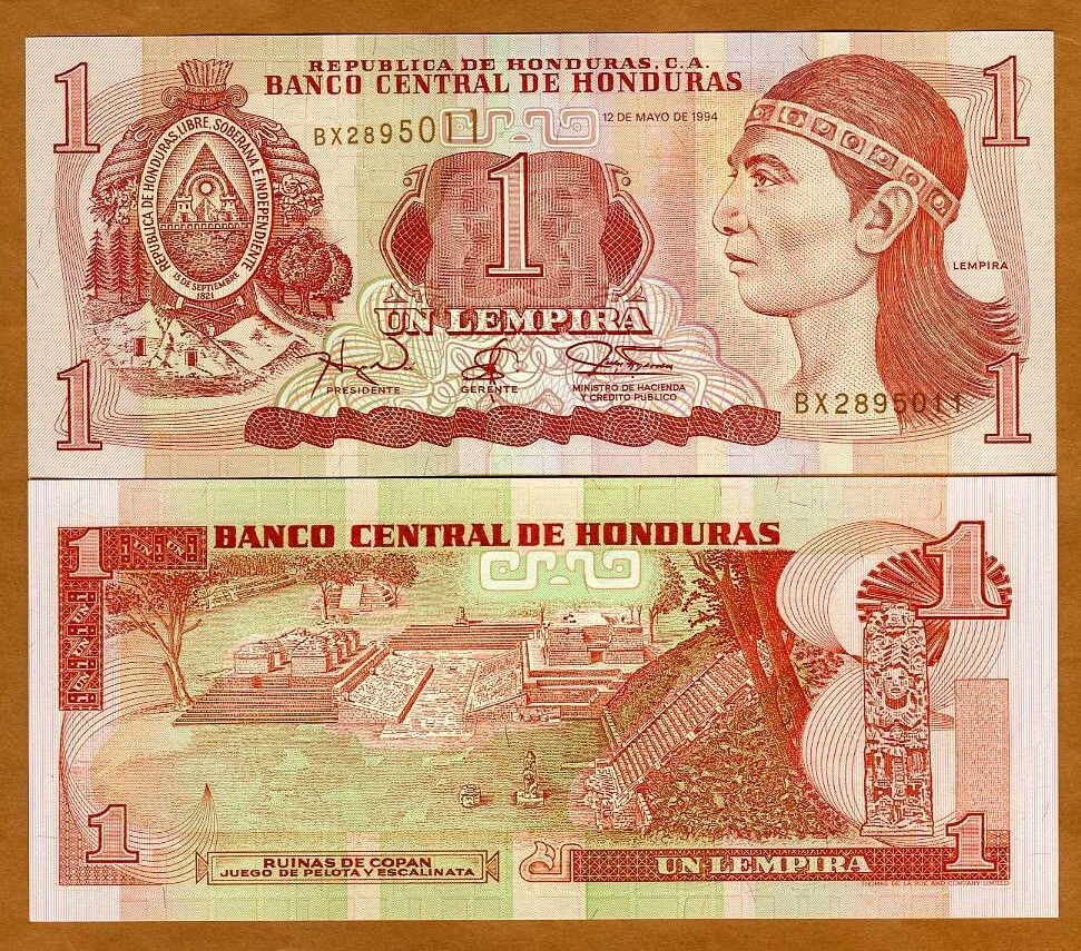 Honduras, 1 Lempira, 1994, P-76, UNC