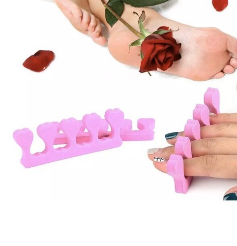 1 Pair/ 2 Pcs Toe Separator Sponges Manicure Pedicure Foot Nail Polish a - Picture 1 of 5