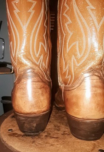 Justin Wingtip Boots Vintage 11B - Picture 7 of 10