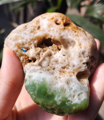 192Gr Natural Rough Green CHRYSOPRASE Mineral Specimen Rough - Picture 8 of 10