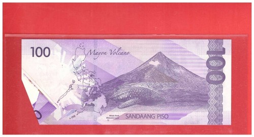 2018 B PHILIPPINES 100 Peso Piso NGC Duterte, Espe Error - " Tail " BZ860600 UNC - Picture 4 of 4
