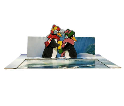 Postal pop escénica de las Cataratas del Niágara Pingüinos canadienses Herradura Cataratas Ontario ON - Imagen 1 de 7