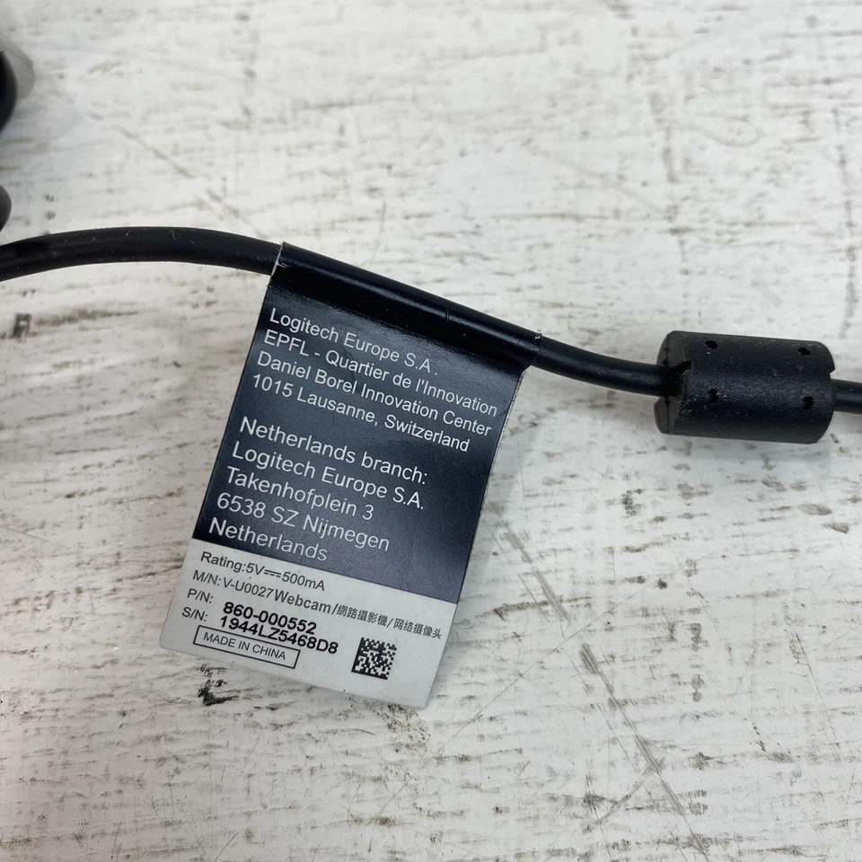 Logitech C615 HD Web Cam - Fold and Go 1080P. V-U0027. 860-000552 - Image 3 of 3