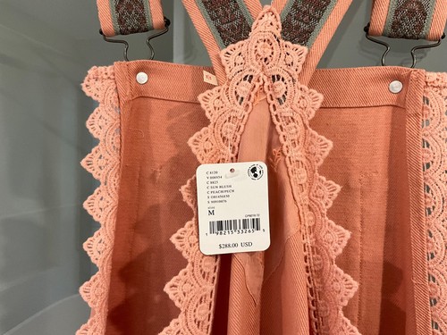 Free People Trail Ends Skirtall Sun Blush Peach size M NWT - Picture 5 of 5