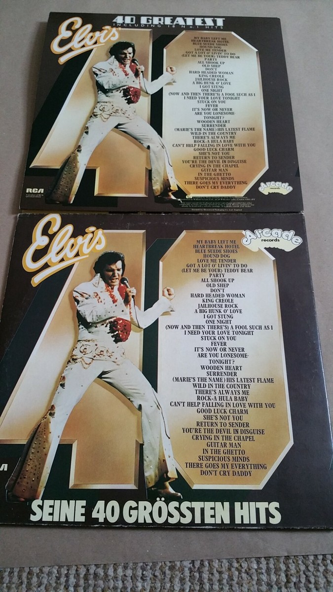 Elvis Presley Elvis' 40 Greatest UK英盤 LP Elvis Presley – Elvis' 40 Greatest | Releases | Discogs
