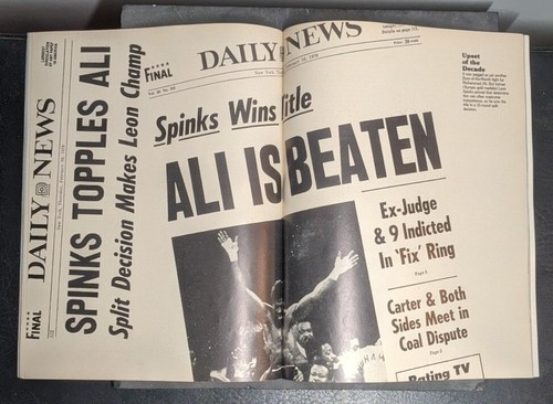 1978 Official Boxing Program Leon Spinks Vs Muhammad Ali Battle Of New Orleans - Picture 13 of 15