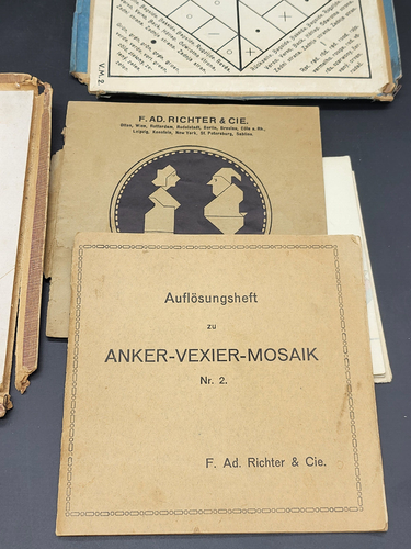 Anker Mosaik Puzzle um 1900 Vexier Mosaik F. AD. Richter Cie. - Bild 4 von 6
