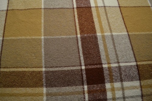 1 Pair of Vintage Onkaparinga Pure Wool Blanket 220 X 170 cm Autumn Tone - Picture 3 of 3