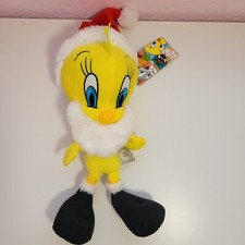 Looney Tunes Tweety Bird Plush 12" Christmas Santa Beard Warner Bros Toy Holiday