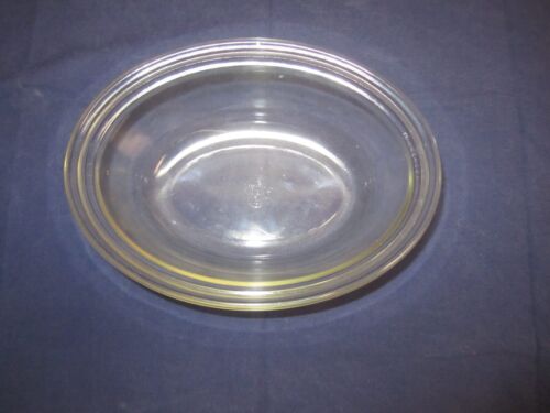 Antique pre-1919 Pyrex Oval Casserole Dish 193 Rare Yellow Tint - Picture 2 of 9