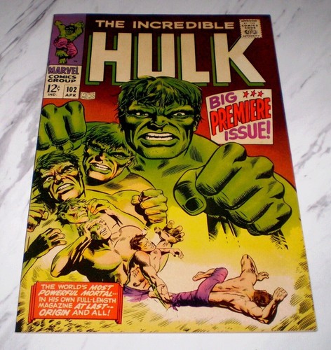 Incredible Hulk #102 NM/MT 9.8 1968 Marvel Hulk origin retold #Kellyssuperheroes