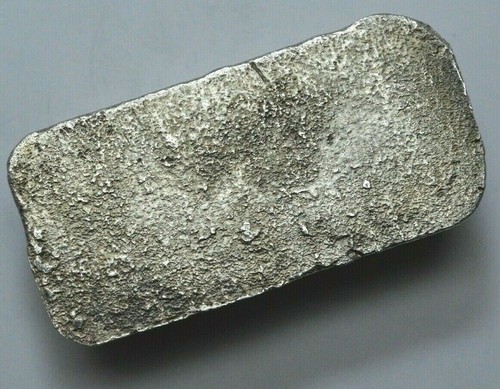 RARE VINTAGE Tri-State Refining OLD POURED BAR 10.47 toz .999 Silver Bar TSRC - Picture 3 of 6