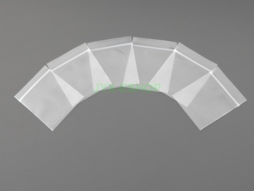 100 Small Reclosable Packing Zipper Bags 1.2" x 1.5" (30mm x 40mm) 4 Mil Thick - Picture 9 of 12