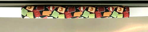 Refrigerator Oven Door Padded Appliance Handle Covers Pot Holders Print Set of 2 - Picture 5 of 7