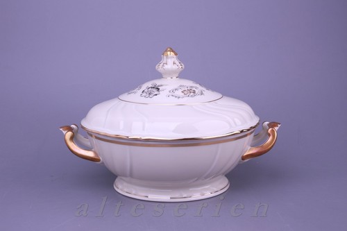 Ragout / Terrine Tielsch Altwasser Christine Golddekor 7930 50221