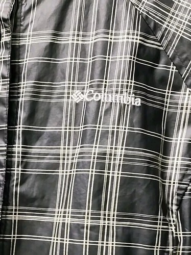 Columbia Rubber Ducky Deux Plaid Rain Jacket Coat Womens SZ M - Picture 5 of 9