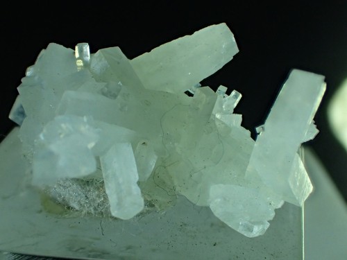 MOLTO RARO esemplare minerale fine cubico prehnite miniera Jeffrey, Quebec - Foto 6 di 6