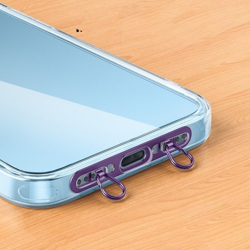 Metal Phone Lanyard Attachment with 2 Rings Phone Strap Holder for Smartphones - 第 5/38 張圖片
