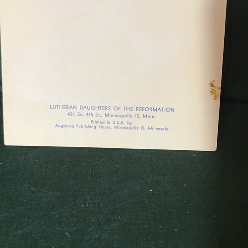 Vintage Prayer Card With Danish Writing On The Back - Picture 4 of 4