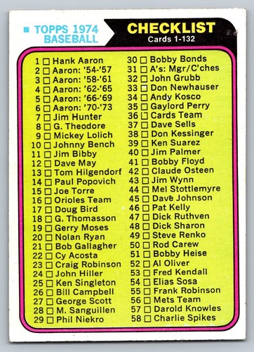 1974 Topps Baseball Pick a Card Complete your Set - Picture 72 of 345