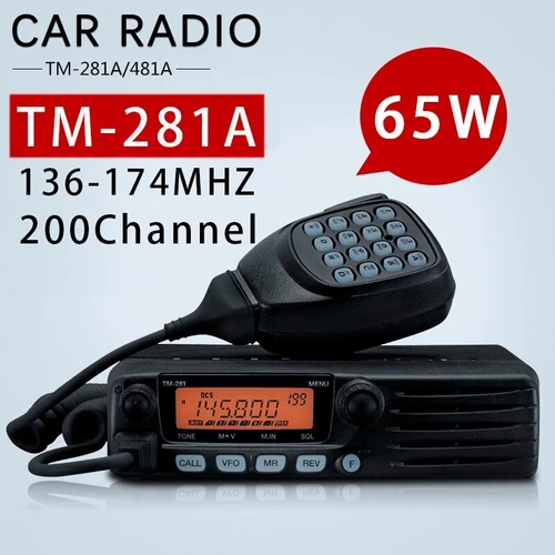 TM-281A Transceptor FM Radio Móvil Coche Radio Estación 136-174MHZ 10-50KM - Imagen 3 de 11