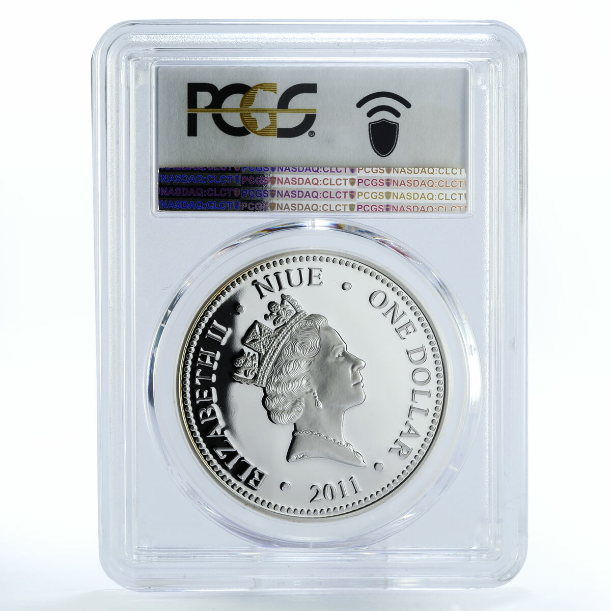 ニウエ銀貨　Star Wars PCGS MS69 No.457 Niue 1 dollar Star Wars series Princess Leia MS69 PCGS