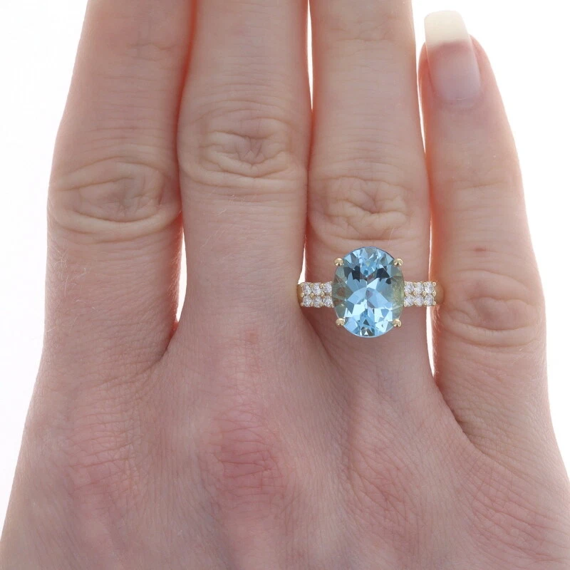 H stern deals aquamarine ring