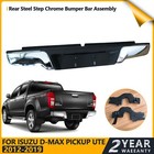 <!--F#f_0-->Rear Steel Step Chrome Bumper Bar Assembly For Isuzu D-Max Pickup Ute 2012-2019<!--F/-->