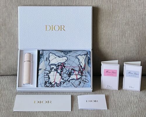 Miss Dior Refillable Travel Perfume Spray Around The World Bucket Bag Gift Set