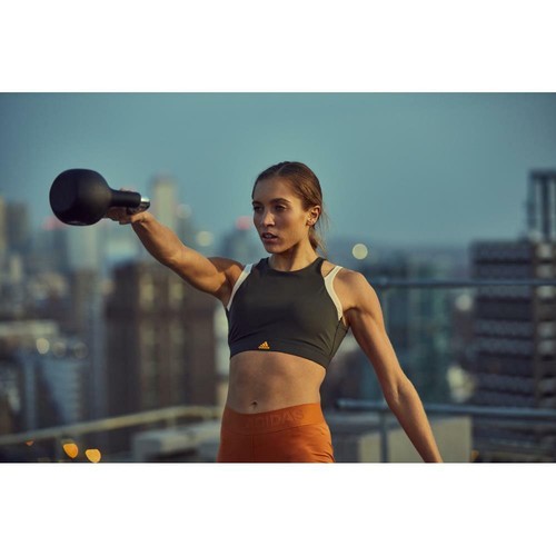 Adidas Hierro Fundido Kettlebell Gimnasio Entrenamiento Neopreno Recubierto Manija Arrugada 4-16 kg - Imagen 14 de 35