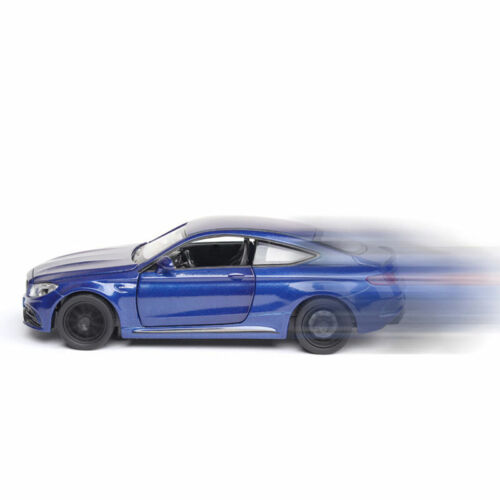 Mercedes C63 S AMG Coupe 1:32 Model Car Diecast Toy Vehicle Collection Gift Blue - Picture 6 of 9
