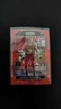 2021-22 Panini Prizm Red Cracked Ice Marko Simonovic RC Chicago Bulls #166