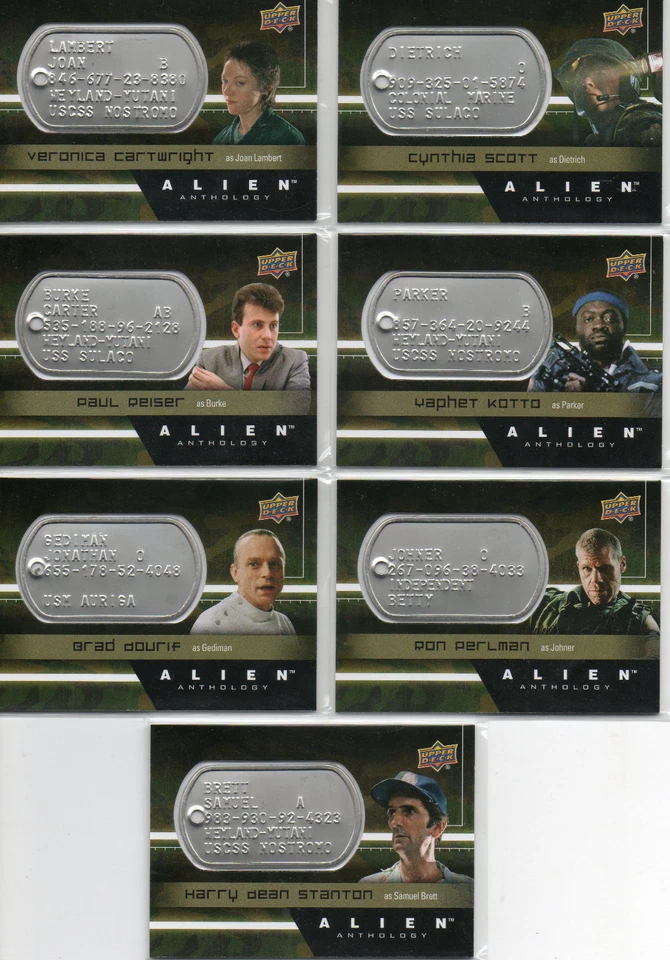 Alien Predator AVP Autograph Sketch Costume And Dog Tag Card Selection NM - Image 4 of 4