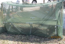 NEW MILITARY MOSQUITO BAR INSECT NET NETTING COT COVER GREEN TENT US ARMY ISSUE