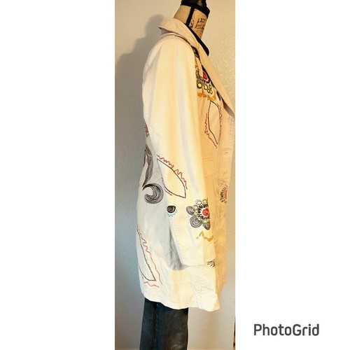 Paparazzi Embroidered Coat S - Picture 2 of 12